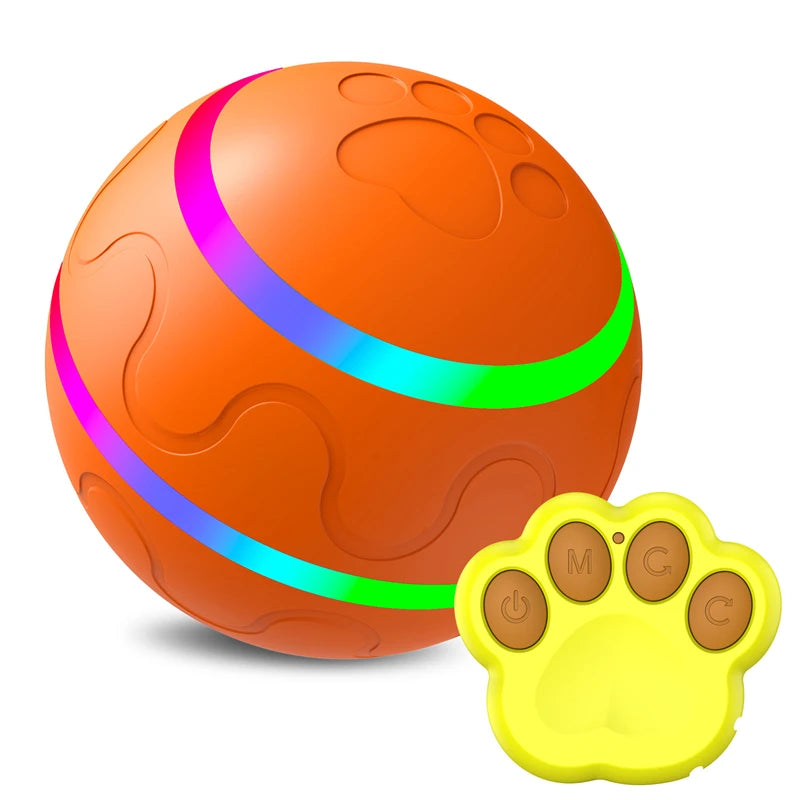 Smart Electric Dog Toy Ball With LED Flashing