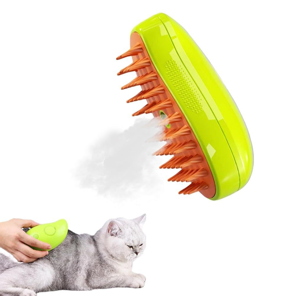 3 In 1 Cat Steam Brush Dogs And Cats Pet Electric Spray Massage Comb Brush For Massage Pet Grooming Cat Hair Brush For Removing